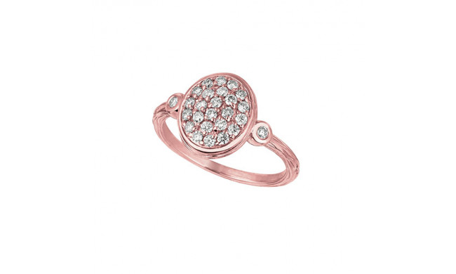 Jewelmi Custom 14k Rose Gold Diamond Ring