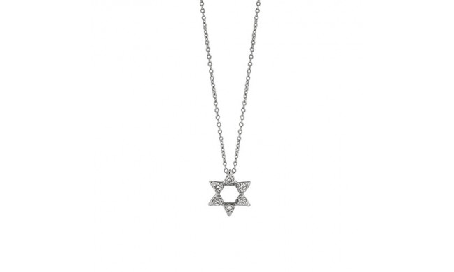 Jewelmi Custom 14k White Gold Diamond Necklace