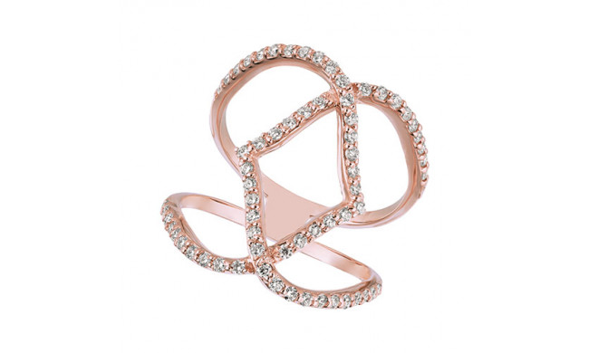 Jewelmi Custom 14k Rose Gold Diamond Ring