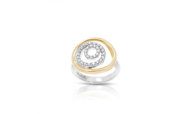 Belle Etoile Concentra Two Tone Ring