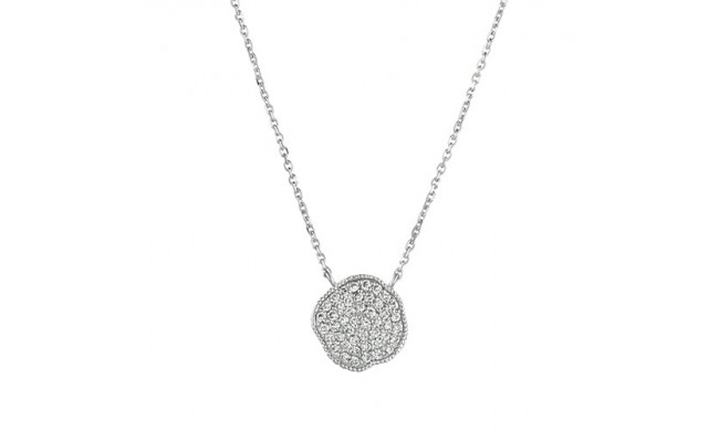 Jewelmi Custom 14k White Gold Diamond Necklace