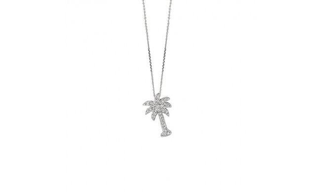 Jewelmi Custom 14k White Gold Diamond Necklace