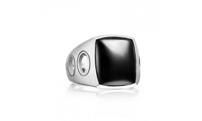Tacori Sterling Silver Monterey Roadster Gemstone Men's Ring - MR10519