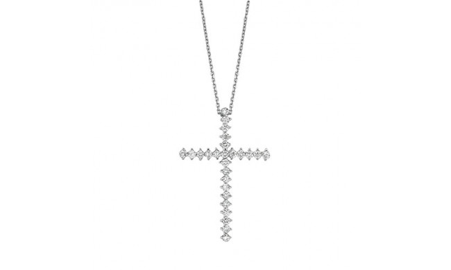 Jewelmi Custom 14k White Gold Diamond Necklace