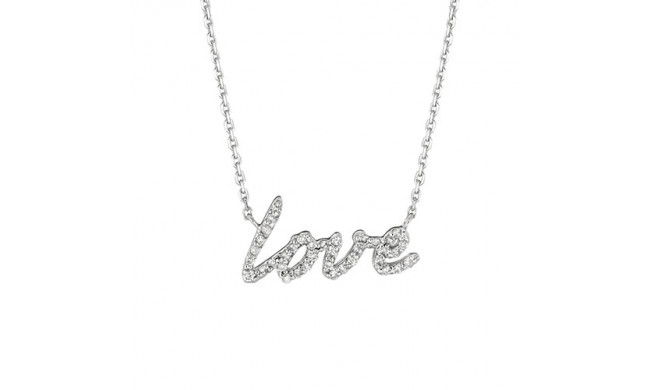 Jewelmi Custom 14k White Gold Diamond Necklace