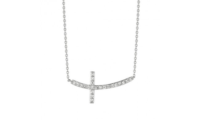 Jewelmi Custom 14k White Gold Diamond Necklace