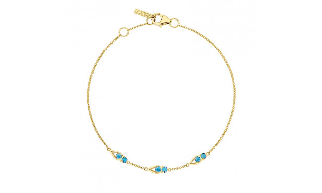 Tacori 14k Yellow Gold Petite Gemstones Women's Bracelet - SB23133FY