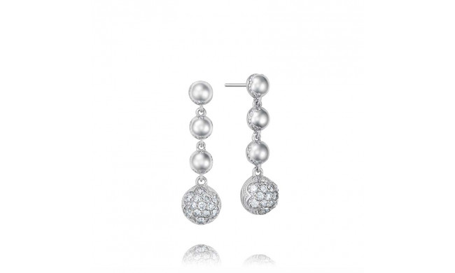Tacori Sterling Silver Sonoma Mist Diamond Drop Earring - SE206