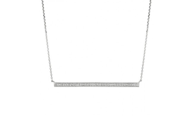 Jewelmi Custom 14k White Gold Diamond Necklace