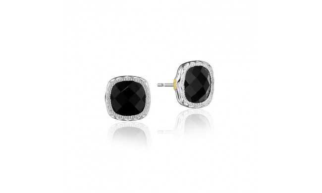 Tacori Sterling Silver Crescent Embrace Gemstone Stud Earring - SE24719