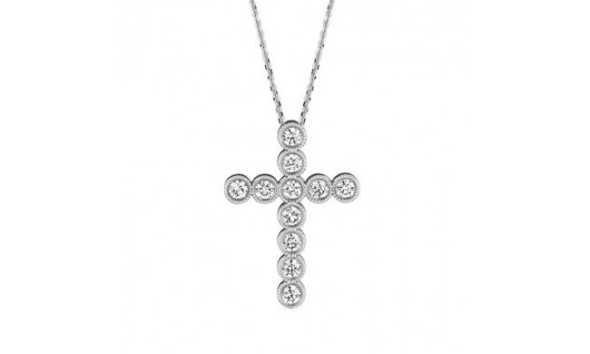 Jewelmi Custom 14k White Gold Diamond Necklace