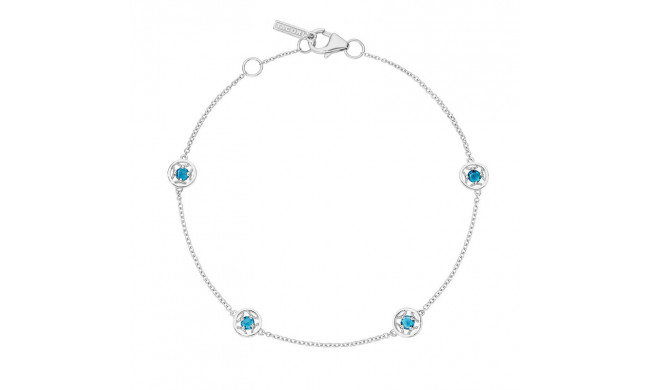 Tacori Sterling Silver Petite Gemstones Women's Bracelet - SB23033