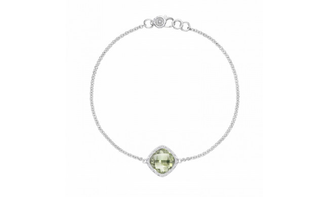 Tacori Sterling Silver Crescent Embrace Gemstone Women's Bracelet - SB22312