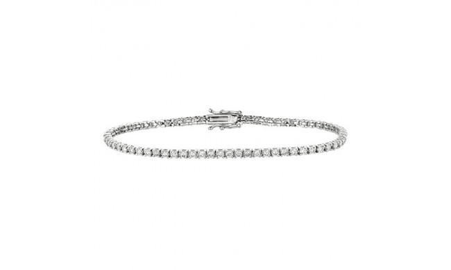 Jewelmi Custom 14k White Gold Diamond Bracelet