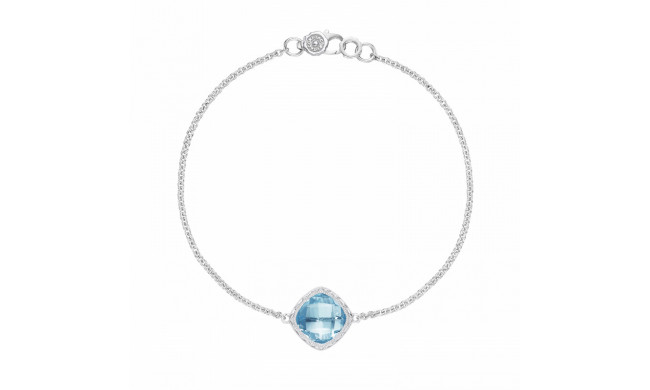 Tacori Sterling Silver Crescent Embrace Gemstone Women's Bracelet - SB22302