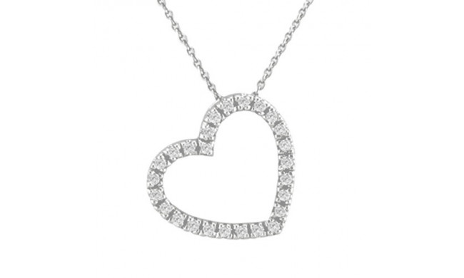 Jewelmi Custom 14k White Gold Diamond Necklace