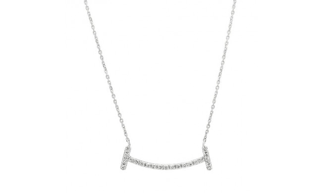 Jewelmi Custom 14k White Gold Diamond Necklace