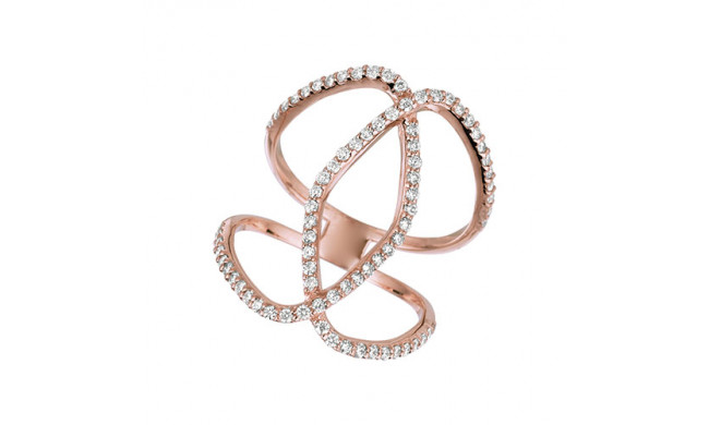 Jewelmi Custom 14k Rose Gold Diamond Ring