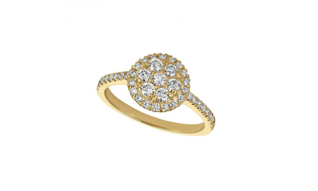 Jewelmi Custom 14k Yellow Gold Diamond Ring