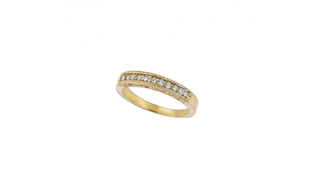Jewelmi Custom 14k Yellow Gold Diamond Stackable Ring