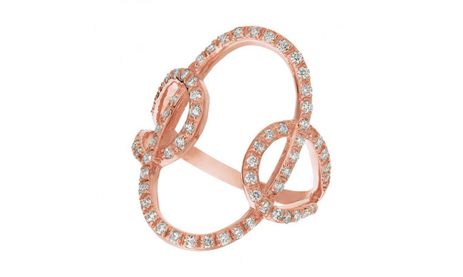 Jewelmi Custom 14k Rose Gold Diamond Ring