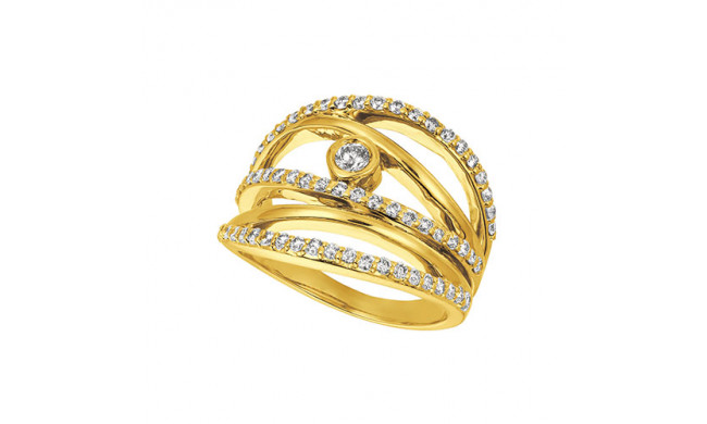 Jewelmi Custom 14k Yellow Gold Diamond Ring