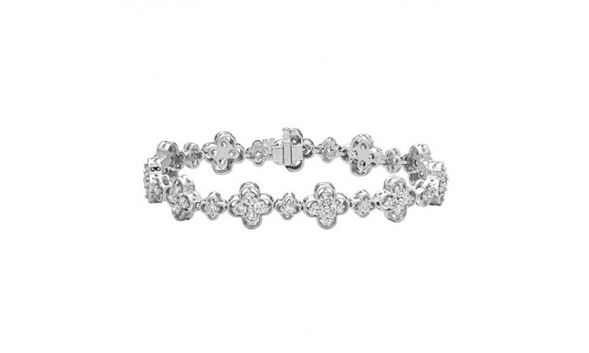 Jewelmi Custom 14k White Gold Diamond Bracelet
