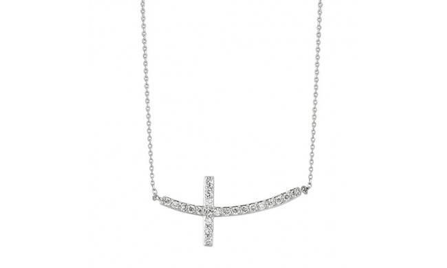 Jewelmi Custom 14k White Gold Diamond Necklace