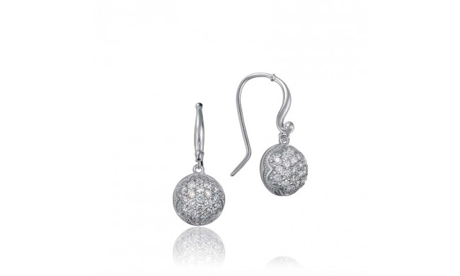 Tacori Sterling Silver Sonoma Mist Diamond Drop Earring - SE205