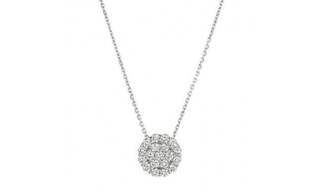 Jewelmi Custom 14k White Gold Diamond Necklace