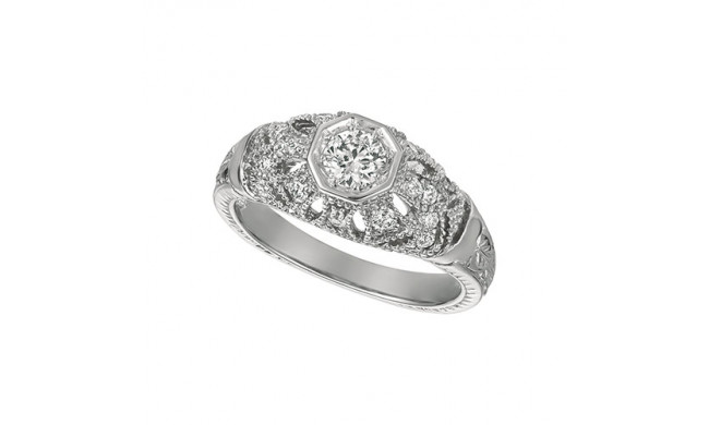 Jewelmi Custom 14k White Gold Diamond Ring
