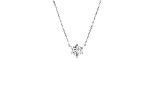 Jewelmi Custom 14k White Gold Diamond Necklace