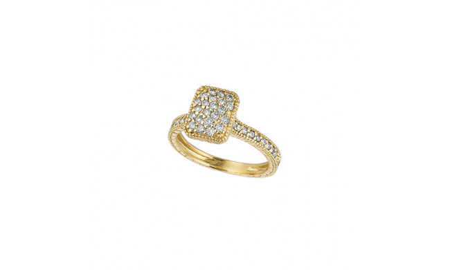 Jewelmi Custom 14k Yellow Gold Diamond Ring