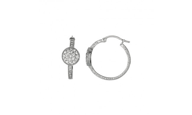 Jewelmi Custom 14k White Gold Diamond Earrings
