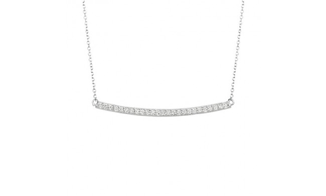 Jewelmi Custom 14k White Gold Diamond Necklace