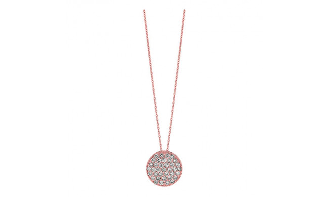 Jewelmi Custom 14k Rose Gold Diamond Necklace