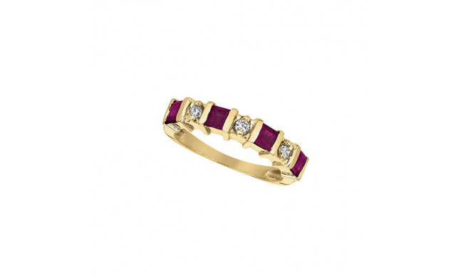 Jewelmi Custom 14k Yellow Gold Ruby Diamond Ring