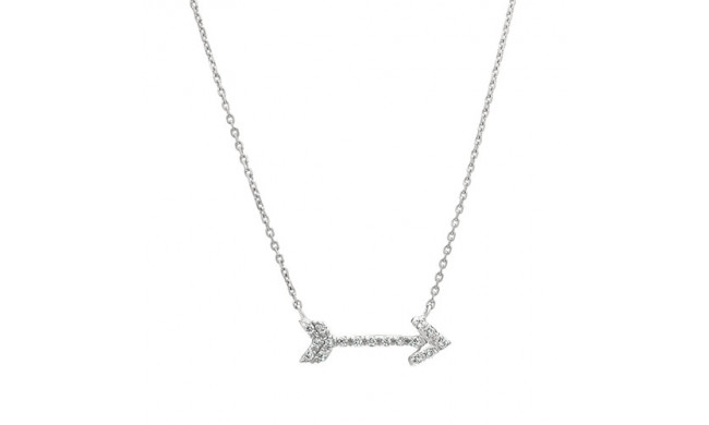 Jewelmi Custom 14k White Gold Diamond Necklace