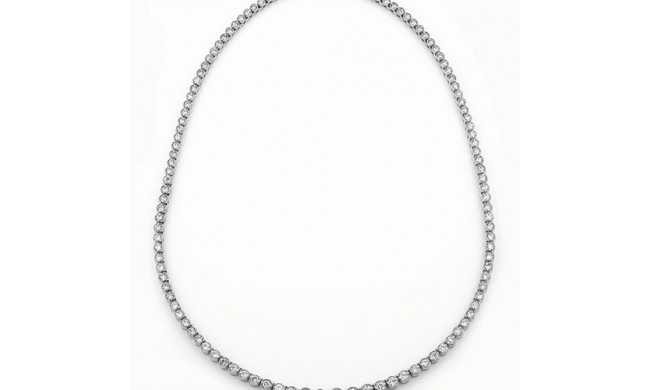 Jewelmi Custom 14k White Gold Diamond Necklace