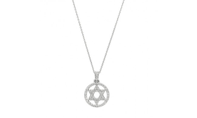 Jewelmi Custom 14k White Gold Diamond Necklace