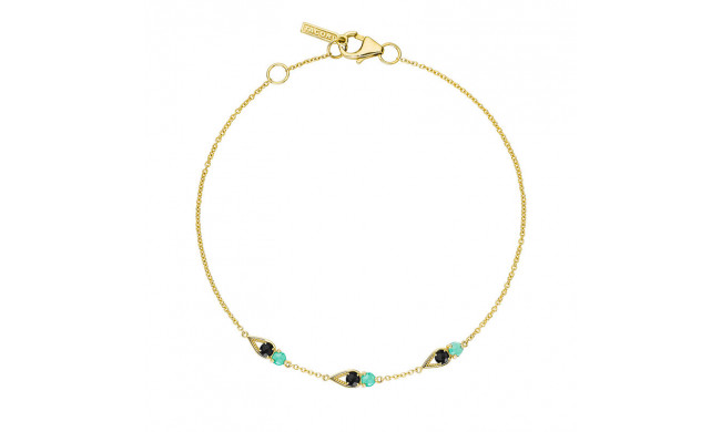 Tacori 14k Yellow Gold Petite Gemstones Women's Bracelet - SB2311949FY