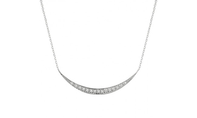 Jewelmi Custom 14k White Gold Diamond Necklace