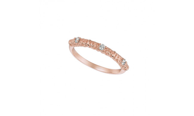 Jewelmi Custom 14k Rose Gold Diamond Ring