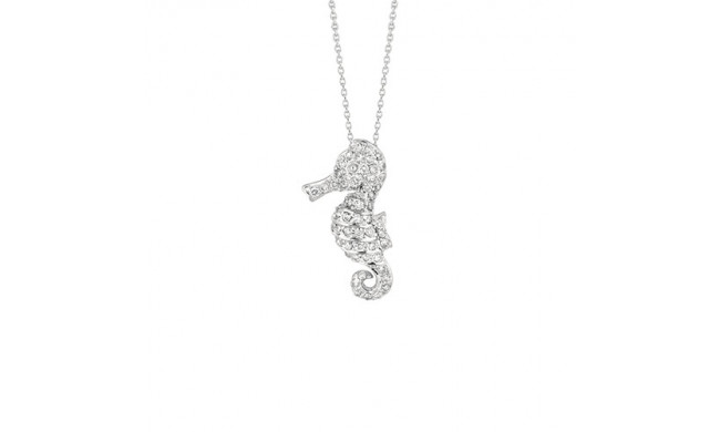 Jewelmi Custom 14k White Gold Diamond Necklace