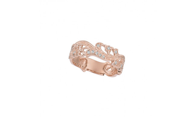 Jewelmi Custom 14k Rose Gold Diamond Ring