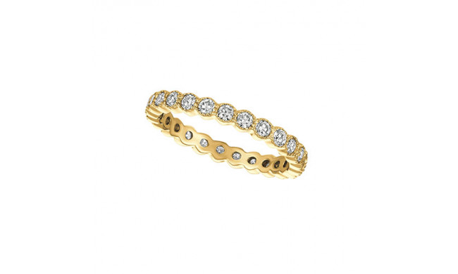 Jewelmi Custom 14k Yellow Gold Diamond Anniversary Band