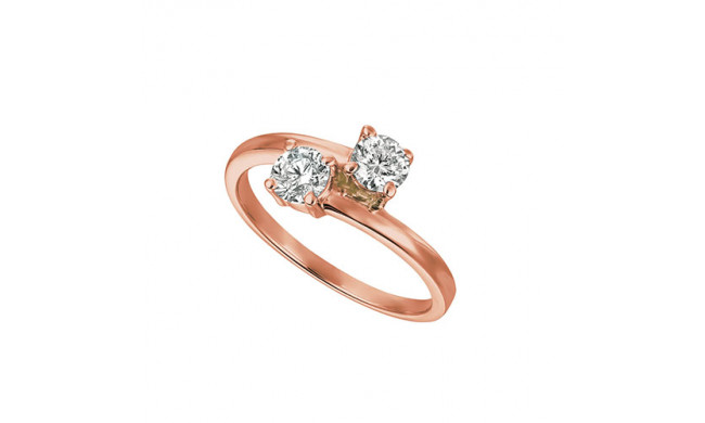 Jewelmi Custom 14k Rose Gold Diamond Ring
