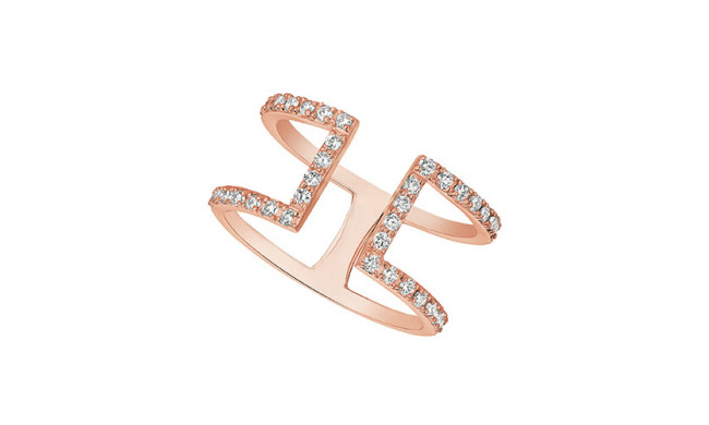 Jewelmi Custom 14k Rose Gold Diamond Ring
