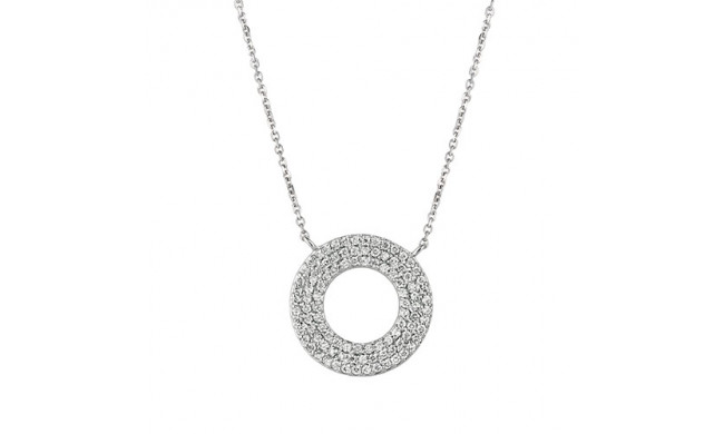 Jewelmi Custom 14k White Gold Diamond Necklace