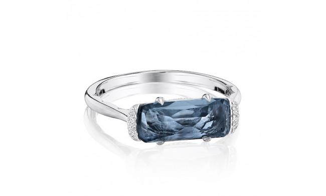 Tacori Sterling Silver Horizon Shine Diamond and Gemstone Men's Ring - SR22433